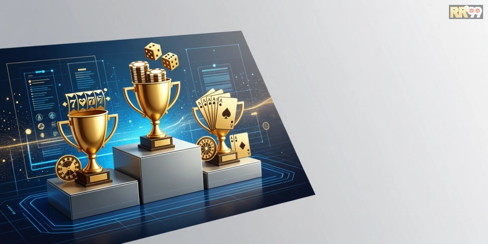 Hình ảnh xếp hạng top casino 69vn với biểu tượng huy chương và giao diện web chuyên nghiệp