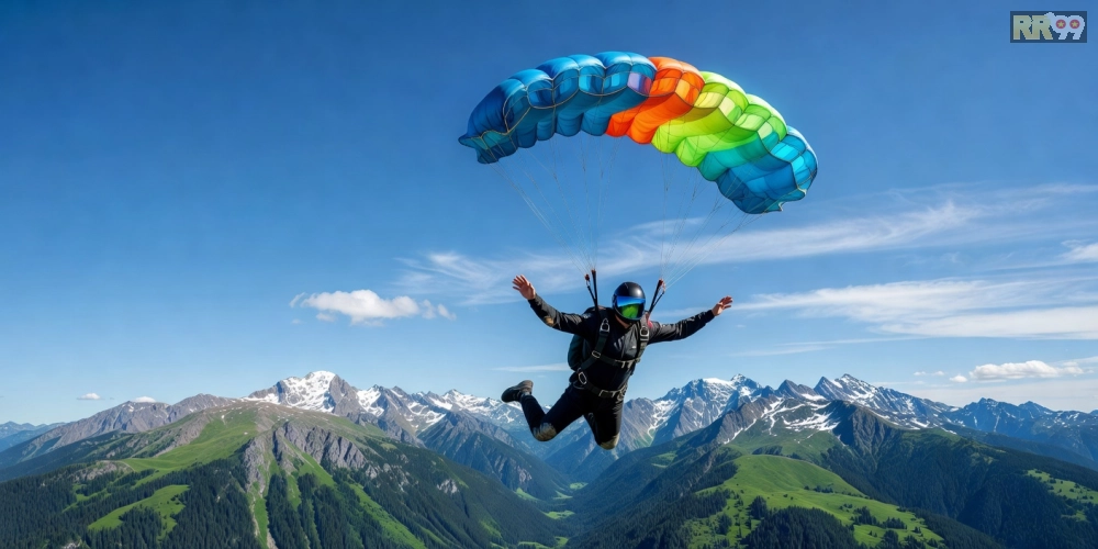 Nhảy dù tự do mang đến cảm giác phiêu lưu đỉnh cao với cảnh quan ngoạn mục